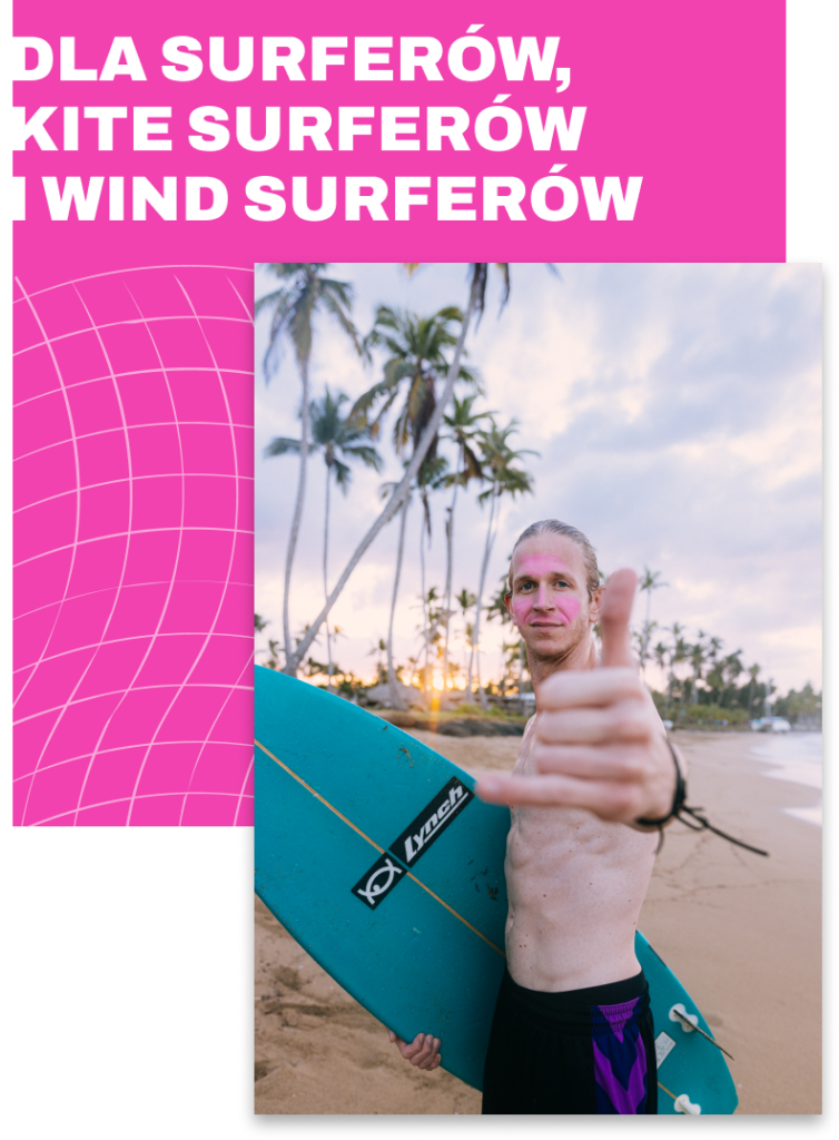 krem z filtrem spf 50 surf, wind surfing, kite surfing